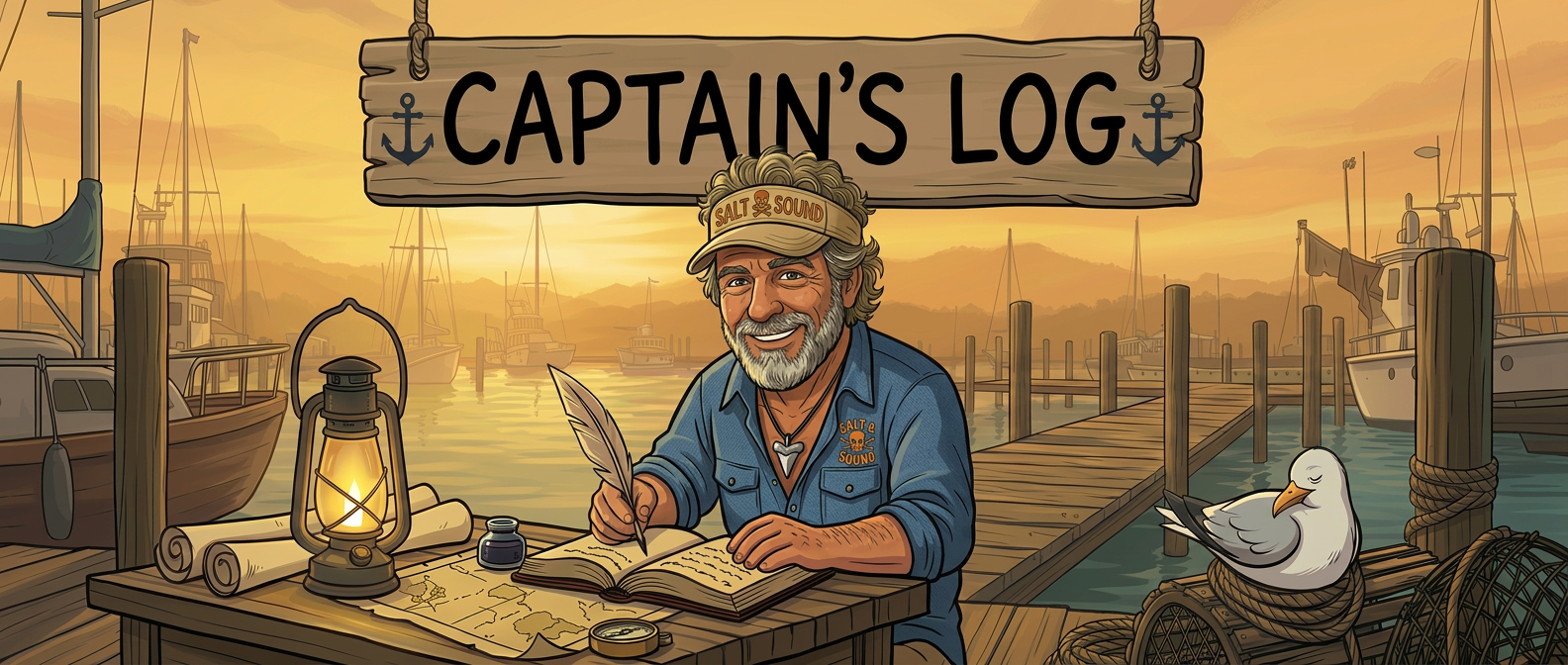 Captain Eddie's Captain Log — Coastal Chaos · Pirate Problems · Ocean Misadventures