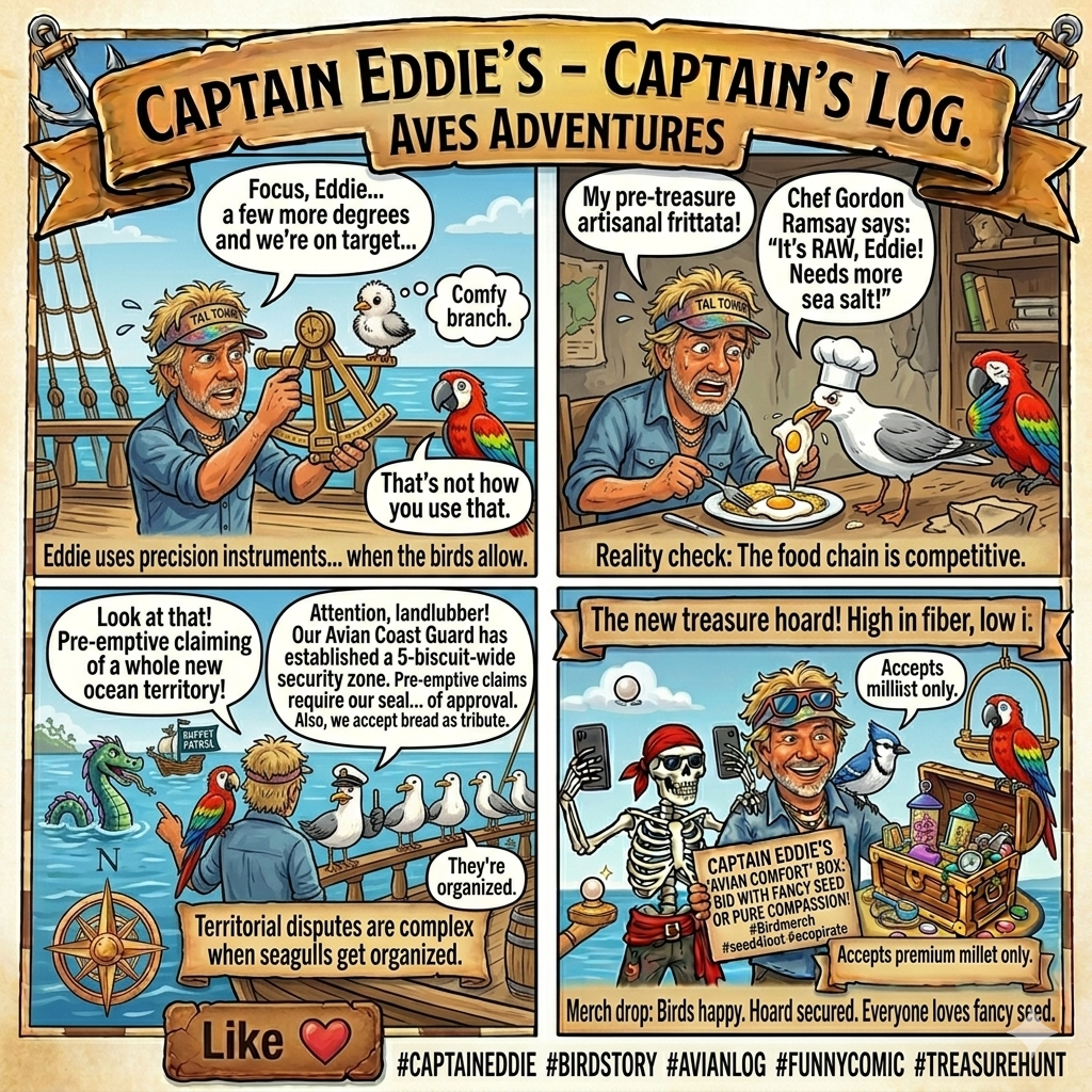Aves Adventures — a Captain Eddie comic strip
