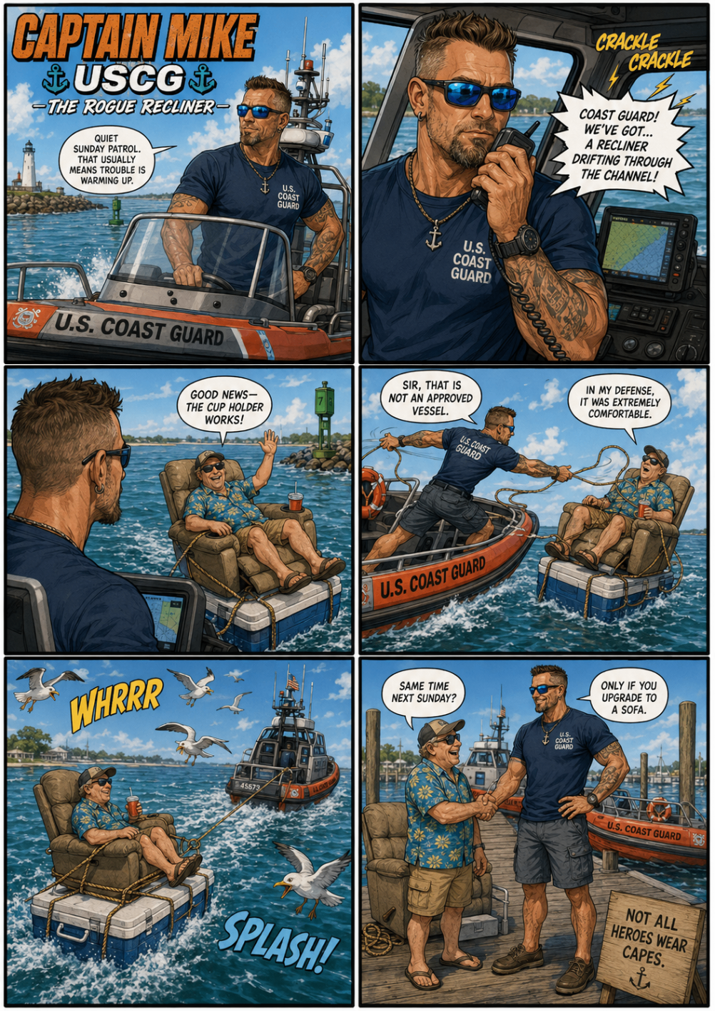 Captain Mike USCG — The Rogue Recliner cover