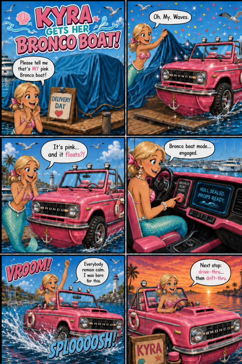 Kyra Gets Her Bronco Boat! cover