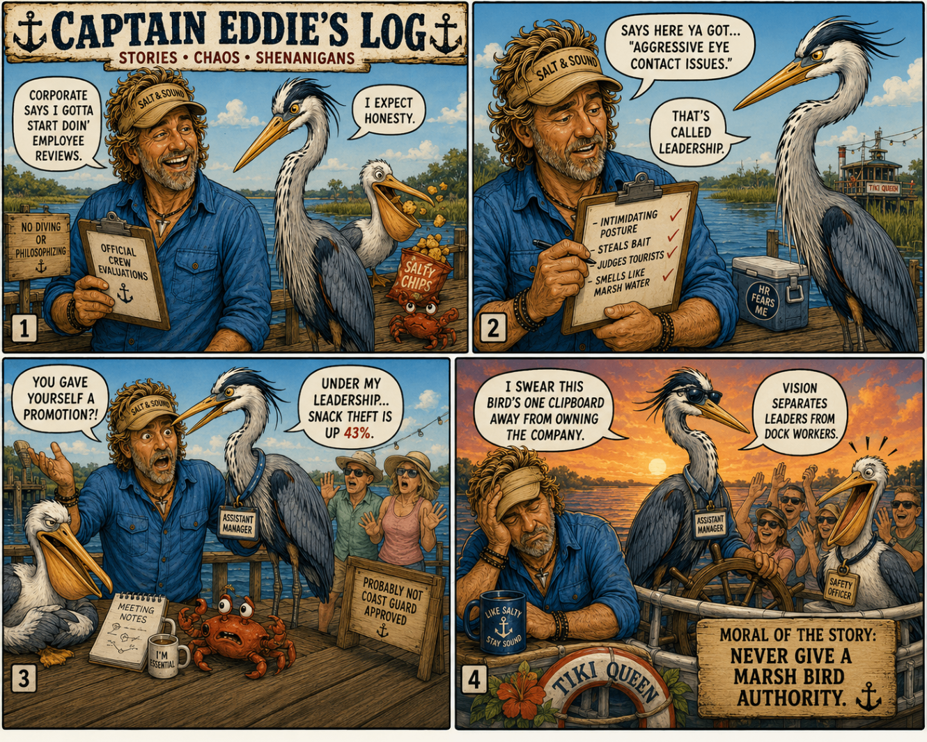 Never Give a Marsh Bird Authority cover