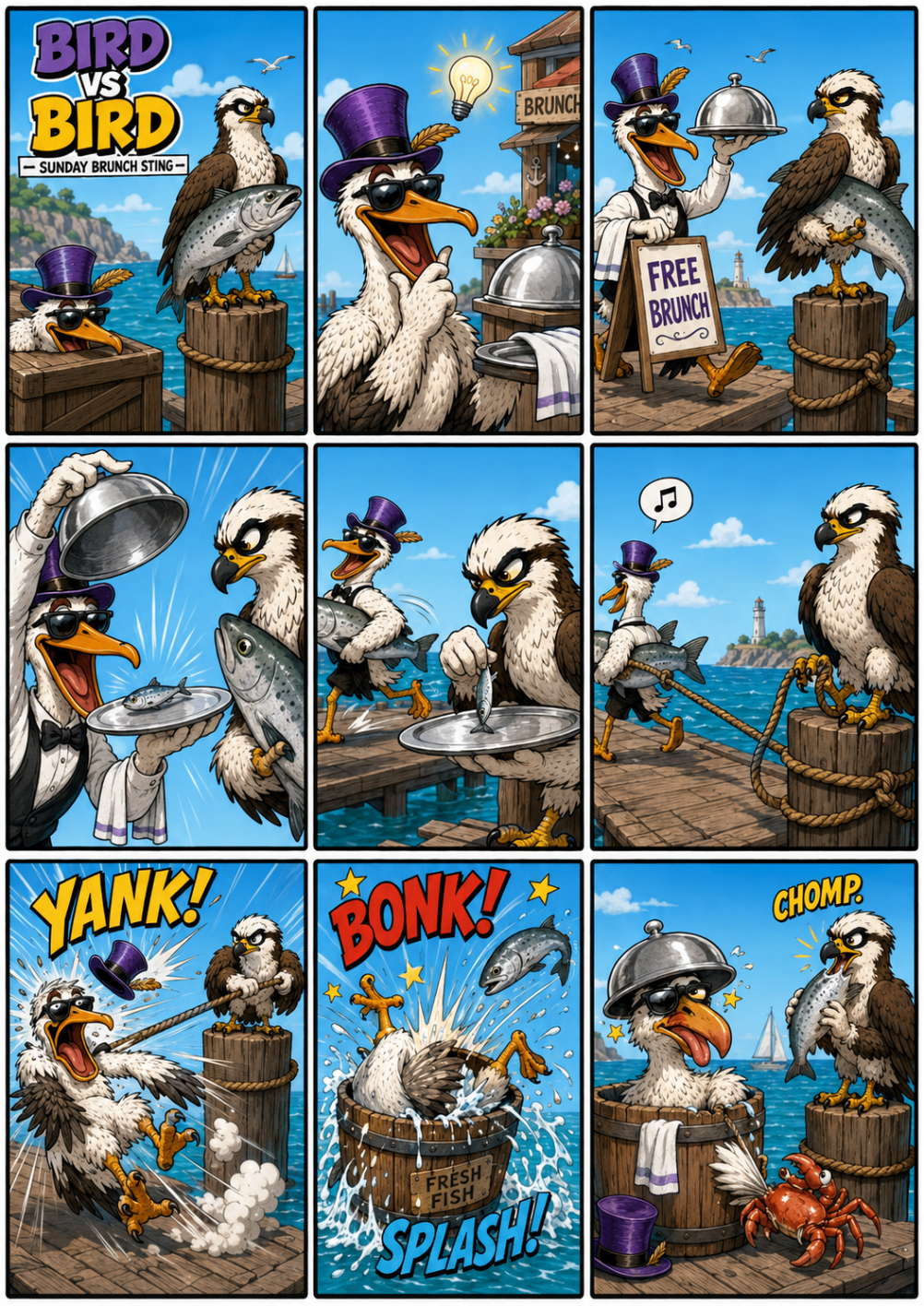 Bird vs Bird — Sunday Brunch Sting cover