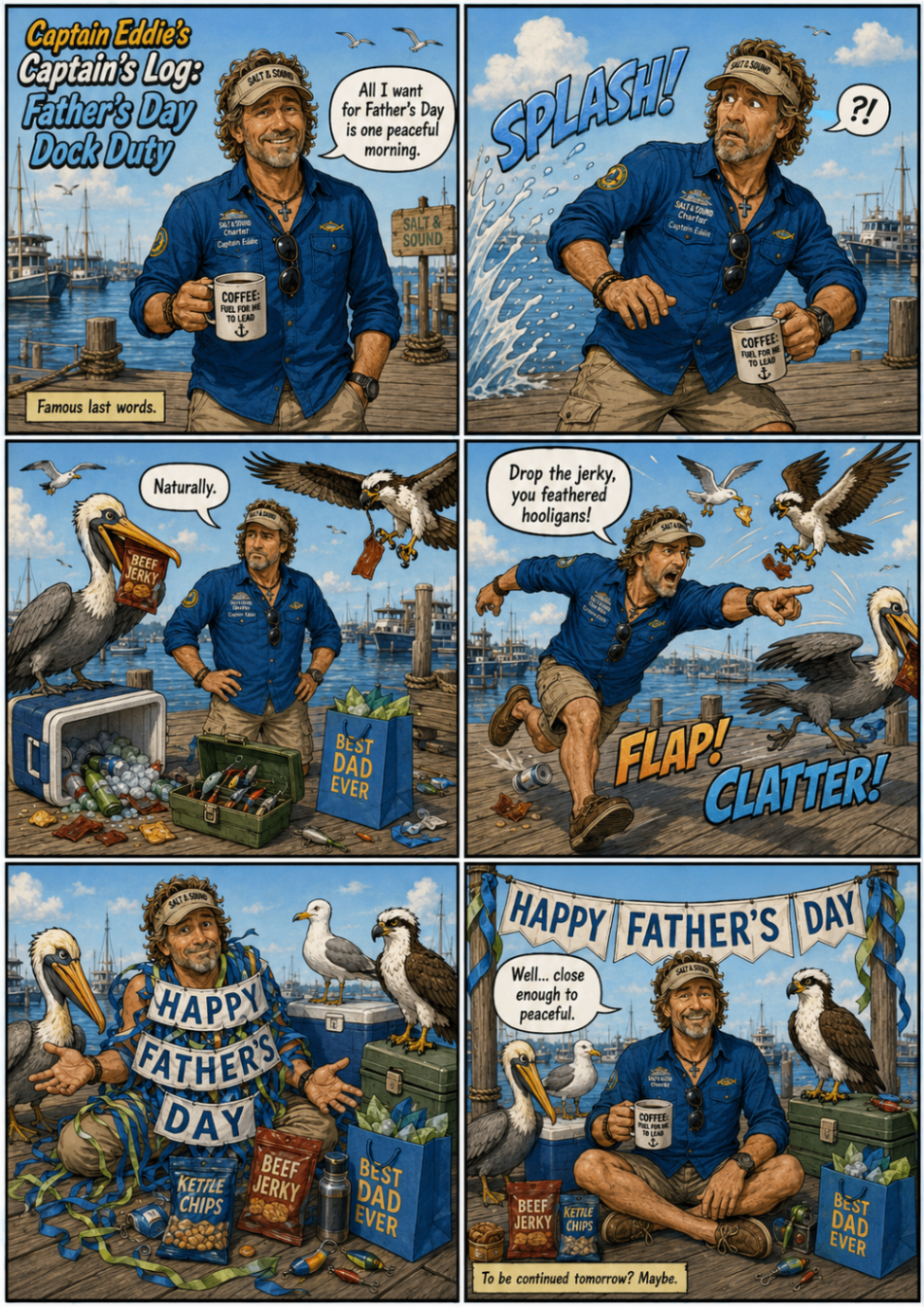 Father's Day Dock Duty cover